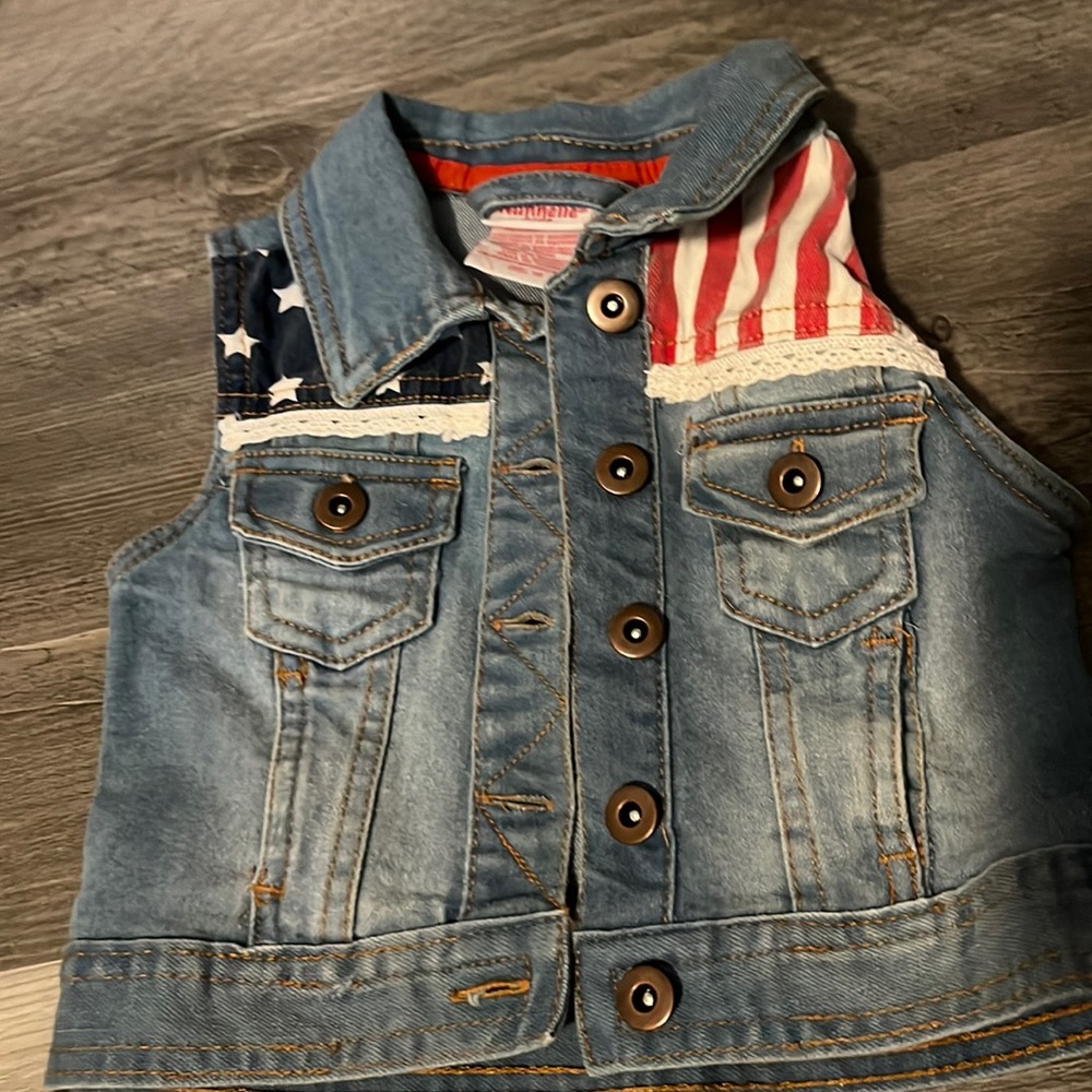 Toddler Jean vest 12-18mo